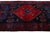 Vintage Shiraz Hand-Knotted Wool Runner Rug - Deep Crimson & Indigo Tribal Medallion For Sale - Image 9 of 9