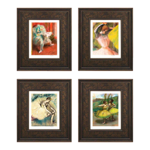 Edgar Degas Set of 4 Exquisite Danseuses Framed