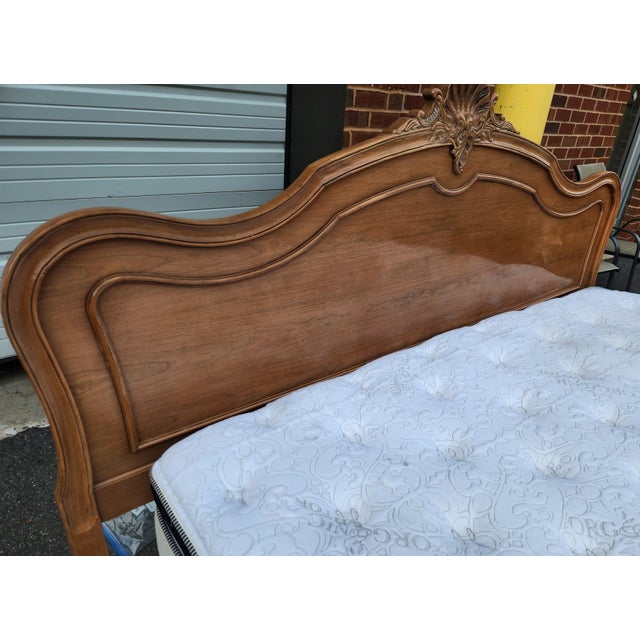 Beautiful Tuscan style headboard from Century furniture's Cardella line.