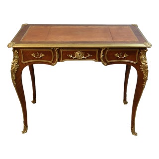 Antique Louis XV Style Desk, 1800s For Sale