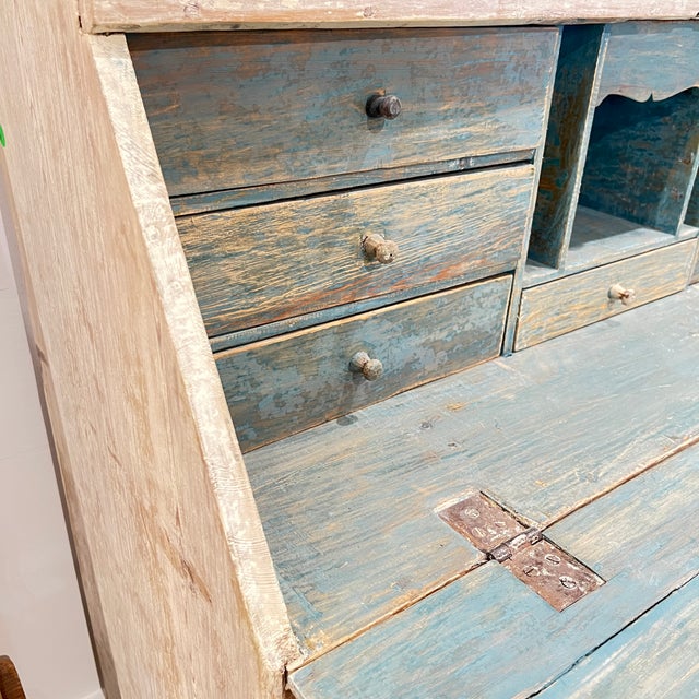 19th Century Swedish Tall Case Antique Secretaire For Sale - Image 9 of 10