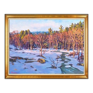 Mid 20th Century Setting Sun of Winter, Scott Moore For Sale