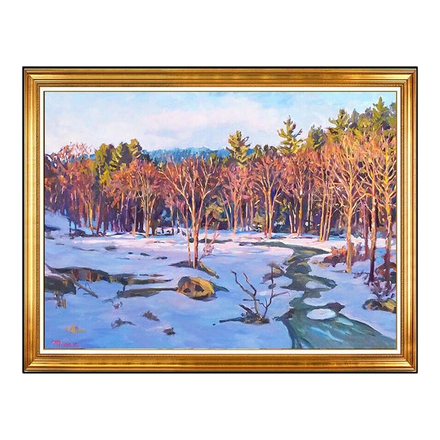 Mid 20th Century Setting Sun of Winter, Scott Moore For Sale