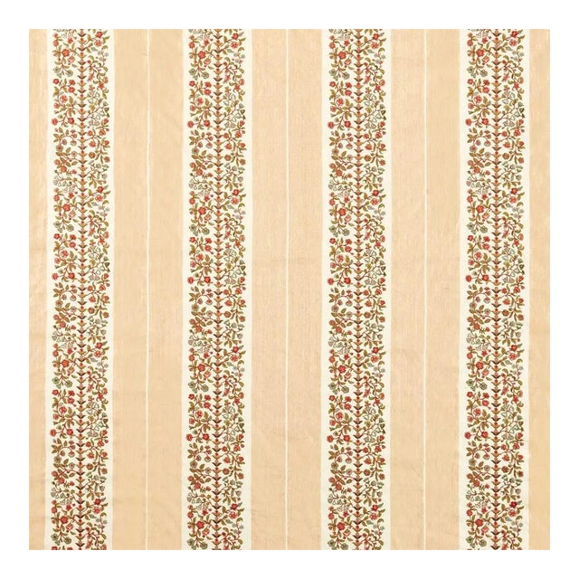 Sanderson Pergola Embroidery Fabric in High Tea - a sample For Sale