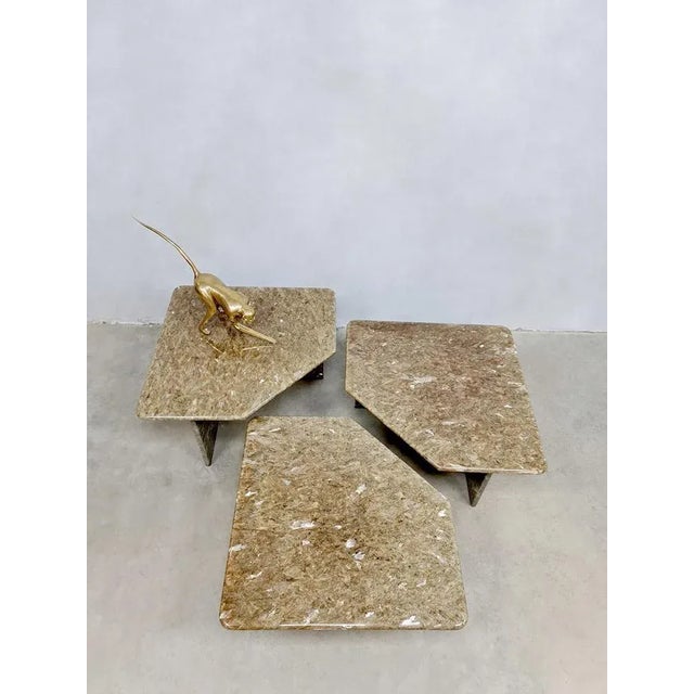 Class and stylish, this beautiful vintage design marble coffee tables/ side tables from Italy. Beautiful in this marble...