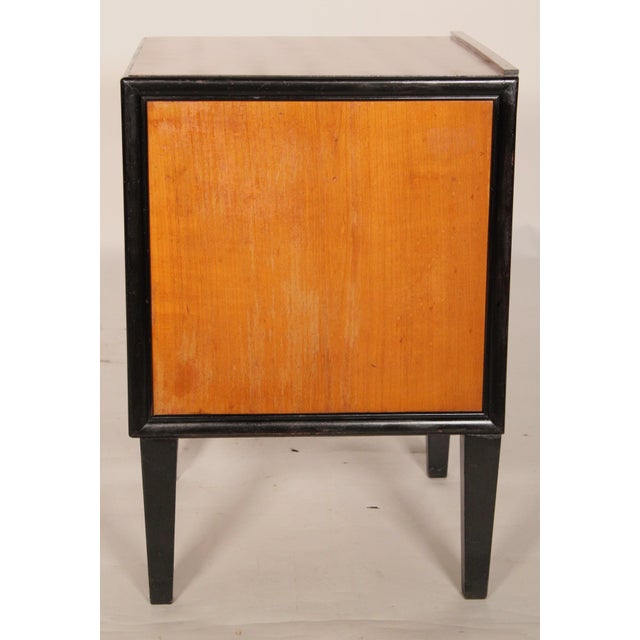 Art Deco Birch and Ebonized Side Table For Sale - Image 4 of 11