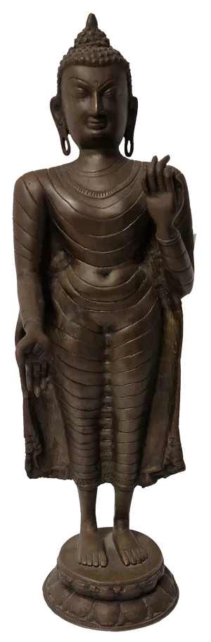 Nepalese Artist, Large Figure of the Buddha, Late 19th Century, Bronze