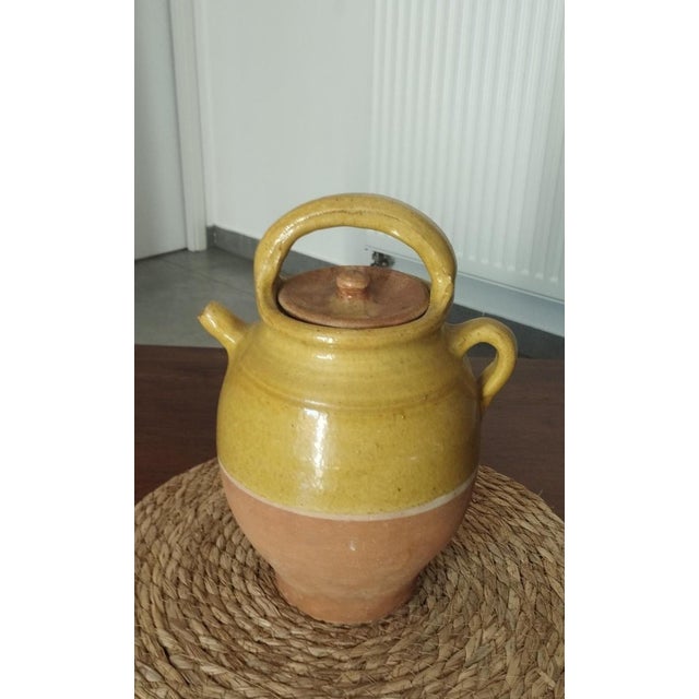 Antique Glazed Earthenware Jug, 1890s For Sale - Image 5 of 18