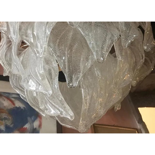 Polar Murano Glass Chandelier, Italy, 1970s, Set of 2 For Sale - Image 6 of 8