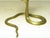 Brass Pair of Anglo Indian Brass Cobra Candlesticks For Sale - Image 8 of 14