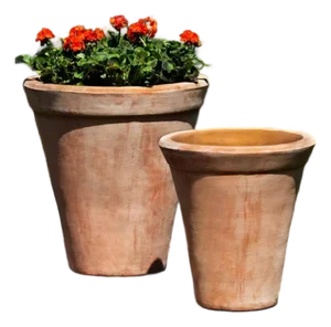 Usuki Planter Terra Cotta Planters, Set of 2
