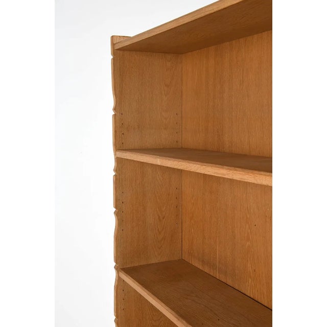 1970s Danish Oak Bookcase in the Style of Henning Kjærnulf For Sale In Philadelphia - Image 6 of 9