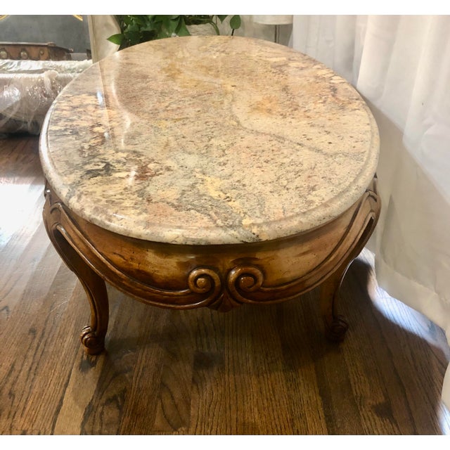Mid 20th Century Weiman Heirloom Quality Marble Coffee Table Chairish