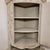 Antique Swedish Corner Cabinet in Gustavian Style With Swans-Neck Style Top For Sale - Image 4 of 14