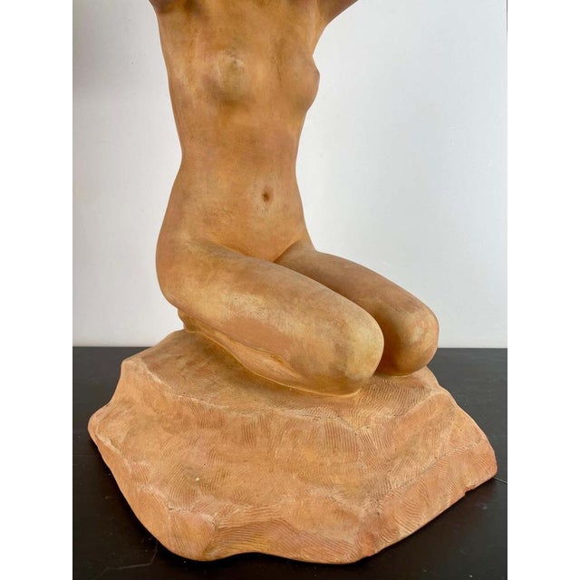 Ceramic Stanislas Lami, Nude Woman, Early 20th Century, Terracotta For Sale - Image 7 of 18