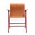 An iconic Russel Wright for Shwayder Brothers/ Samsonite Samson Chairs folding plywood armchair in the original salmon...