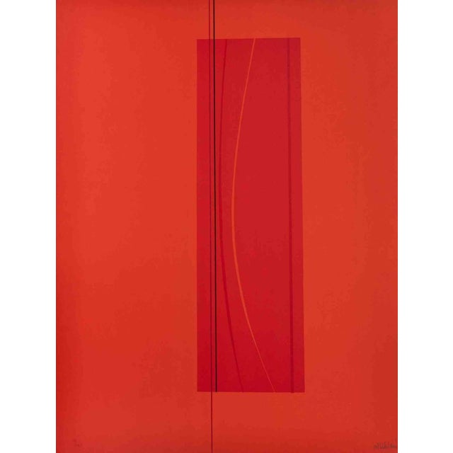 Red Six is a lithograph realized by the Italian painter Lorenzo Indrimi in the 1970s. The artist found inspiration in the...
