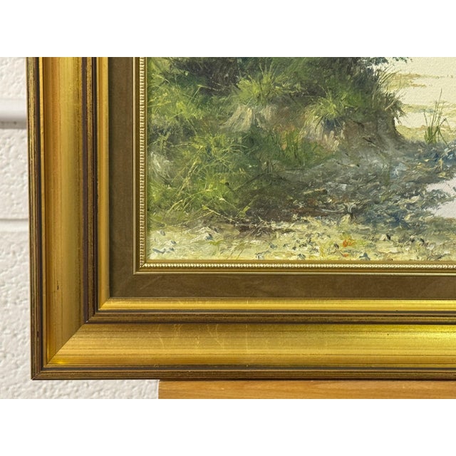 Castlewellan Lake in Northern Ireland by 20th Century British Artist Circa 1995 For Sale - Image 11 of 13