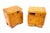 Pair of bedside tables, Poland, 1930s. AFTER RENOVATION. Very good condition. Wood: walnut burl Dimensions: Height: 55 cm,...