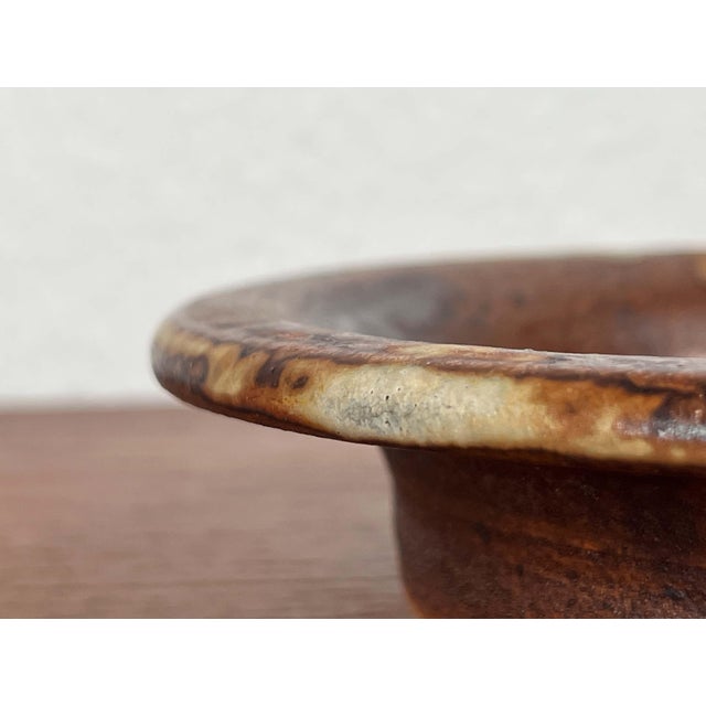 Mid-Century Modern Danish Studio Pottery Bowl from Visby, Denmark, 1960s For Sale - Image 13 of 16