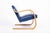 Bauhaus 402 Blue Arm Chair by Alvar Aalto, Made in Finland, 1930s For Sale In Detroit - Image 6 of 14