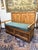 Vintage Mexican High-Back Bench in Pine with Storage For Sale - Image 3 of 8