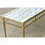 Metal Early 20th Century French Brass and Marble Coffee Table For Sale - Image 7 of 11