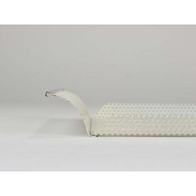 Brass and Perforated Metal Rigitulle Tray from Vereinigte Werkstätten, Germany, 1970s For Sale - Image 12 of 18