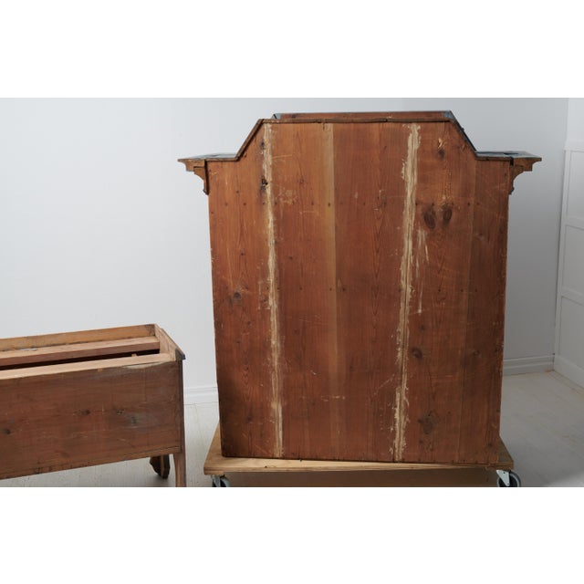 Swedish Folk Art Pine Cabinet For Sale - Image 14 of 17