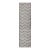 Modern Hand Knotted Runner in All-Over Design in Brown Color & Cream Background For Sale