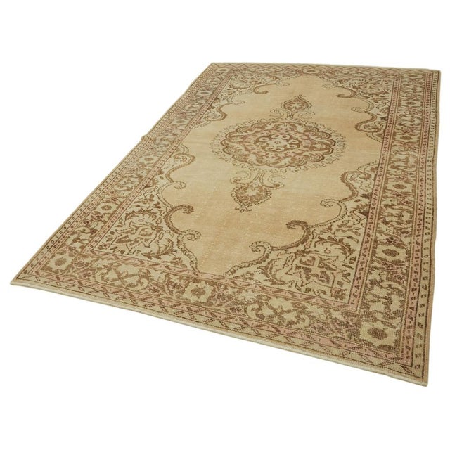 Vintage Turkish Area Rug For Sale - Image 3 of 7