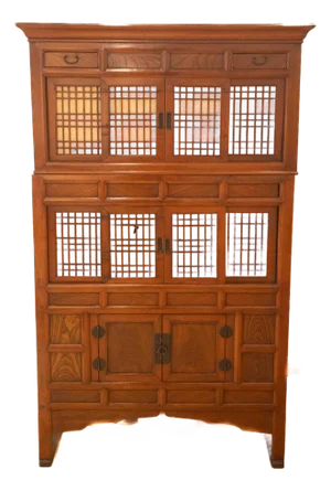 Late 19th Century Tall Korean Kitchen Cabinet