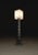 Gold Large Navazi Floor Lamp in Ceramic with Linen and Frosted Glass by Svitanok For Sale - Image 8 of 9