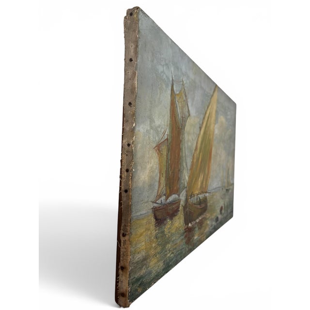 Capture the romance of the open sea with this moody palette oil on canvas, original impressionistic seascape painting....