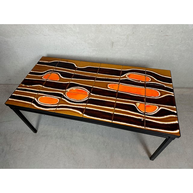Vintage Coffee Table in Ceramic, 1960s For Sale - Image 3 of 8