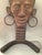 Vintage 1955 Goodwin Artist Signed Handcrafted African Face Iron and Clay Lamp For Sale - Image 4 of 12