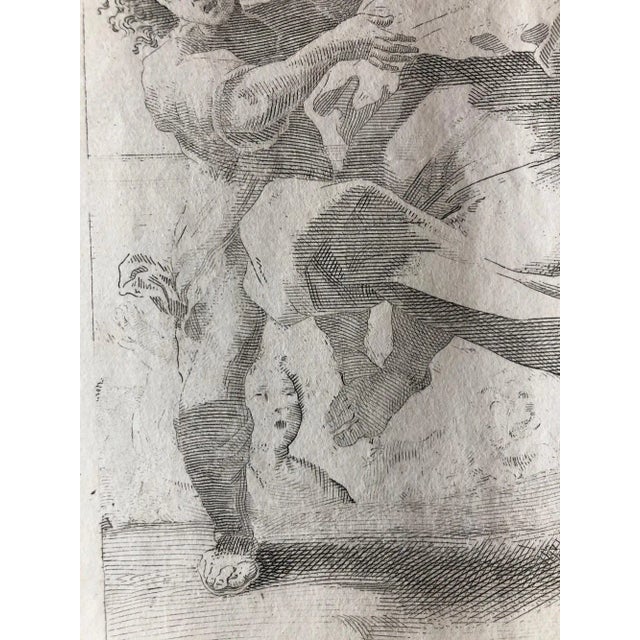 Antique White Antique Print- 18th Century Etching For Sale - Image 8 of 11