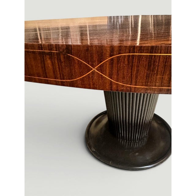 Mid-Century Italian Round Dining Table attributed to Osvaldo Borsani, 1950s For Sale - Image 13 of 18
