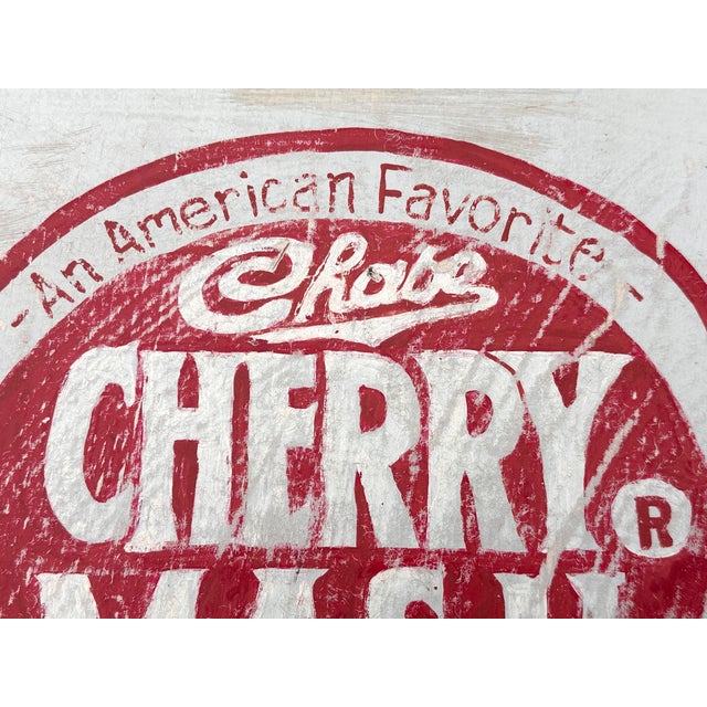 Vintage Country Store Advertising Sign for Cherry Mash For Sale - Image 4 of 13