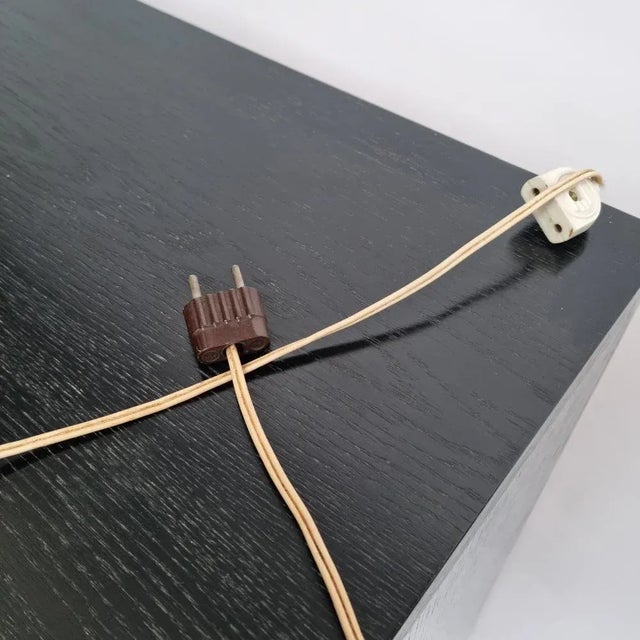 Brutalist Black Bar Cabinet with Two Doors and Three Drawers, Belgium, 1970s For Sale - Image 12 of 13