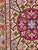 Vintage Persian Qum Runner Rug, Hand-Knotted Wool, Allover Geometric Pattern, 3x13, Tan & Red For Sale - Image 10 of 14