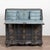 Early 19th-century Danish oak secretary with a newer professionally applied layered black painted finish, selected to suit...