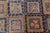 1940s Doris Leslie Blau Vintage American Hooked Geometric Warm Tan Rug Patchwork For Sale - Image 5 of 8
