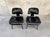 Wood Set of DCW Chairs in Black by Charles & Ray Eames for Herman Miller, 1952 For Sale - Image 7 of 18