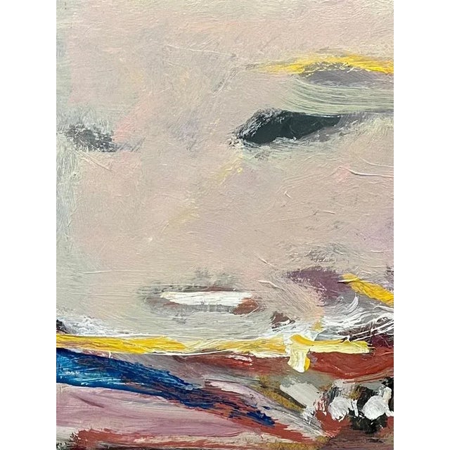 Jean Krille, Landscape 144, Oil on Masonite, 1985 For Sale - Image 4 of 11