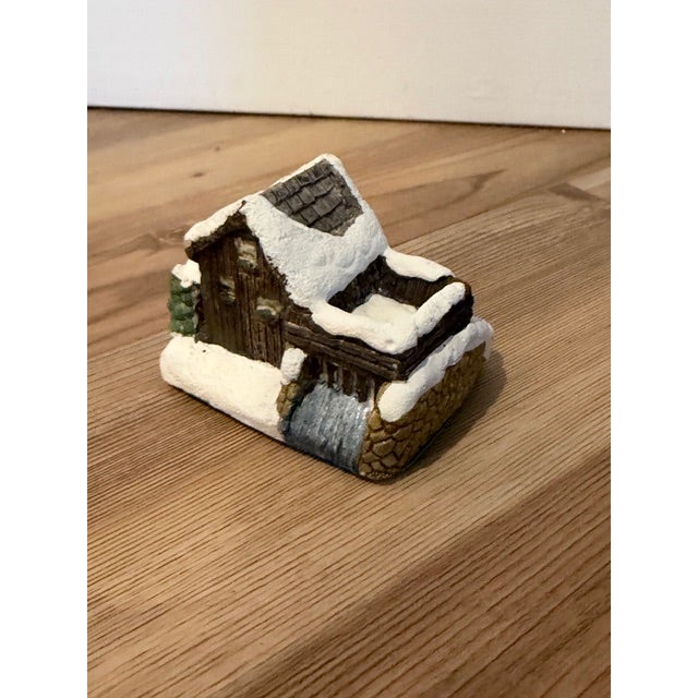 American "The Grist Mill" From the 1989 American Rustic Series Country Christmas Cottages Collection For Sale - Image 3 of 11