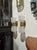 The Pair of Murano Rostrada Sconces is a set of two lighting fixtures originating from Murano, known for its glass-making...