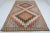 1960s Vintage Turkish Handmade Kilim Rug - 72"x120" For Sale - Image 12 of 12
