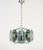 Mid-Century Modern Italian Glass and Chrome Light by Lupi Cristal Luxor, 1970s For Sale - Image 9 of 13