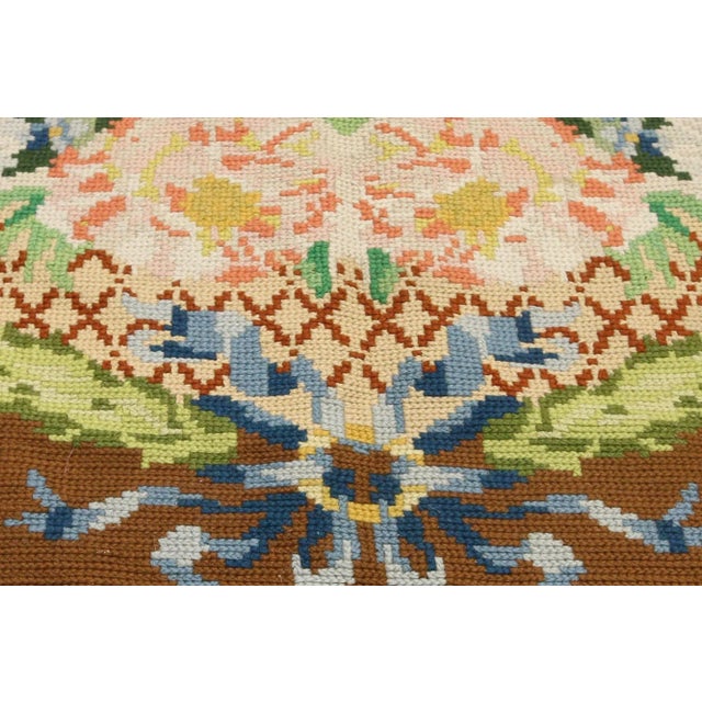 Late 19th Century Antique Portuguese Arraiolos Rug - 16'03 X 21'05 For Sale In Dallas - Image 6 of 7